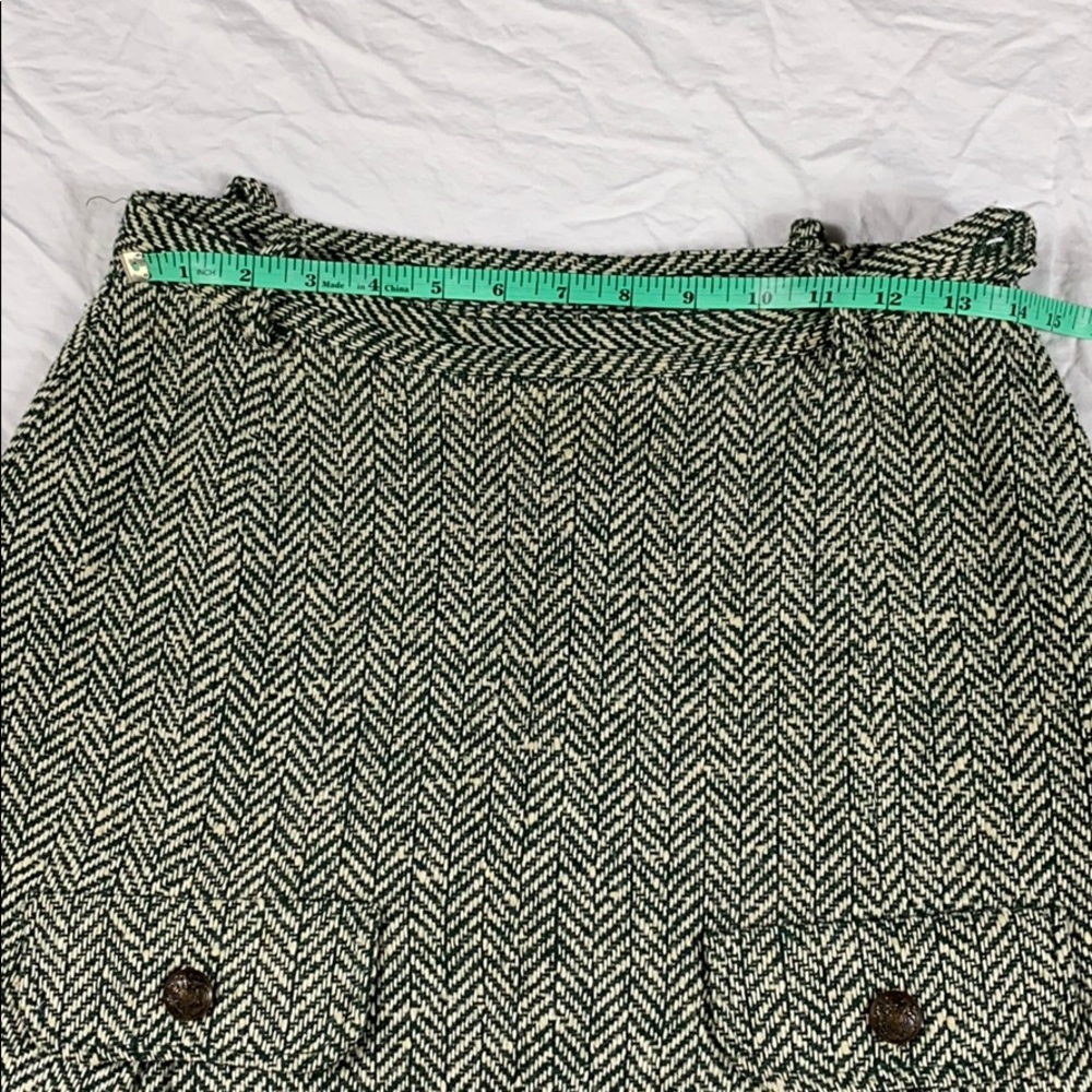 Vintage Wool Skirt with Box Pleats - Picture 5 of 6